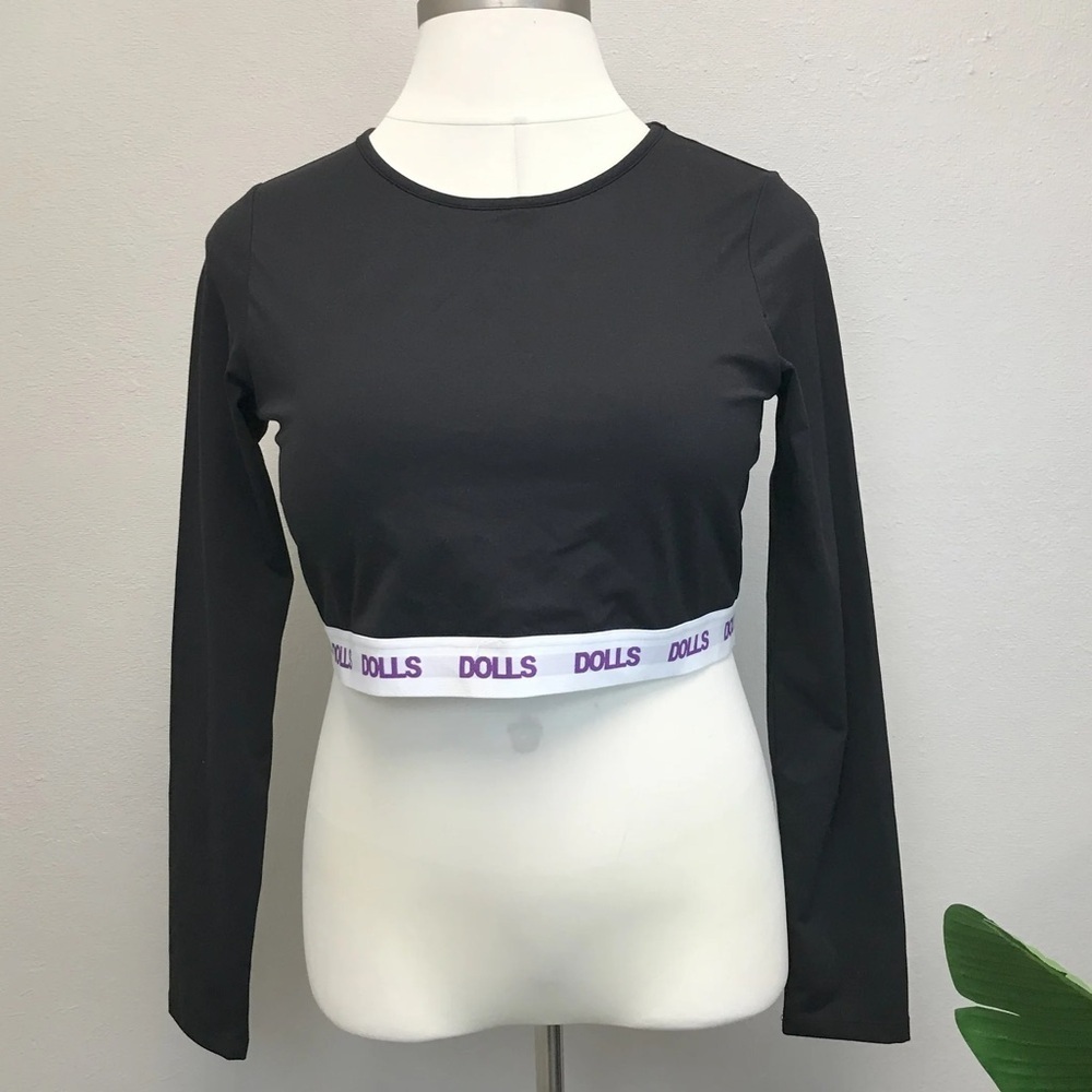 Rebdolls Long-Sleeve Crop Top - NEW - Size 4X